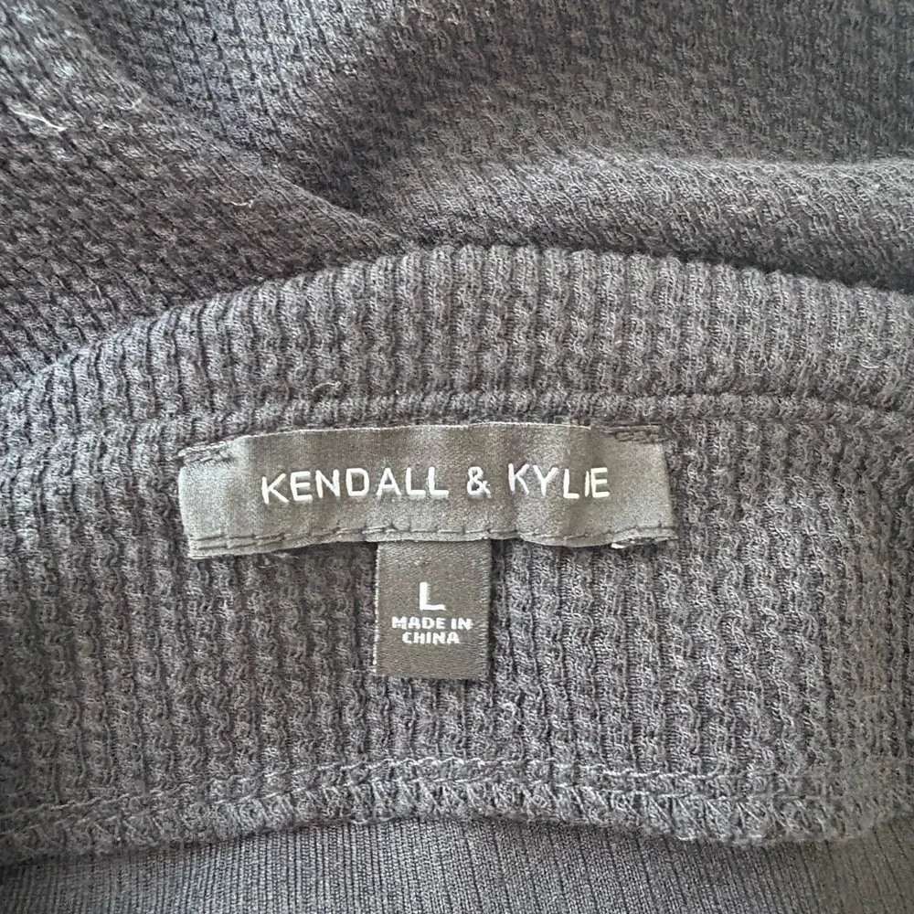 Kendall & Kylie Black Midi Wrap Skirt